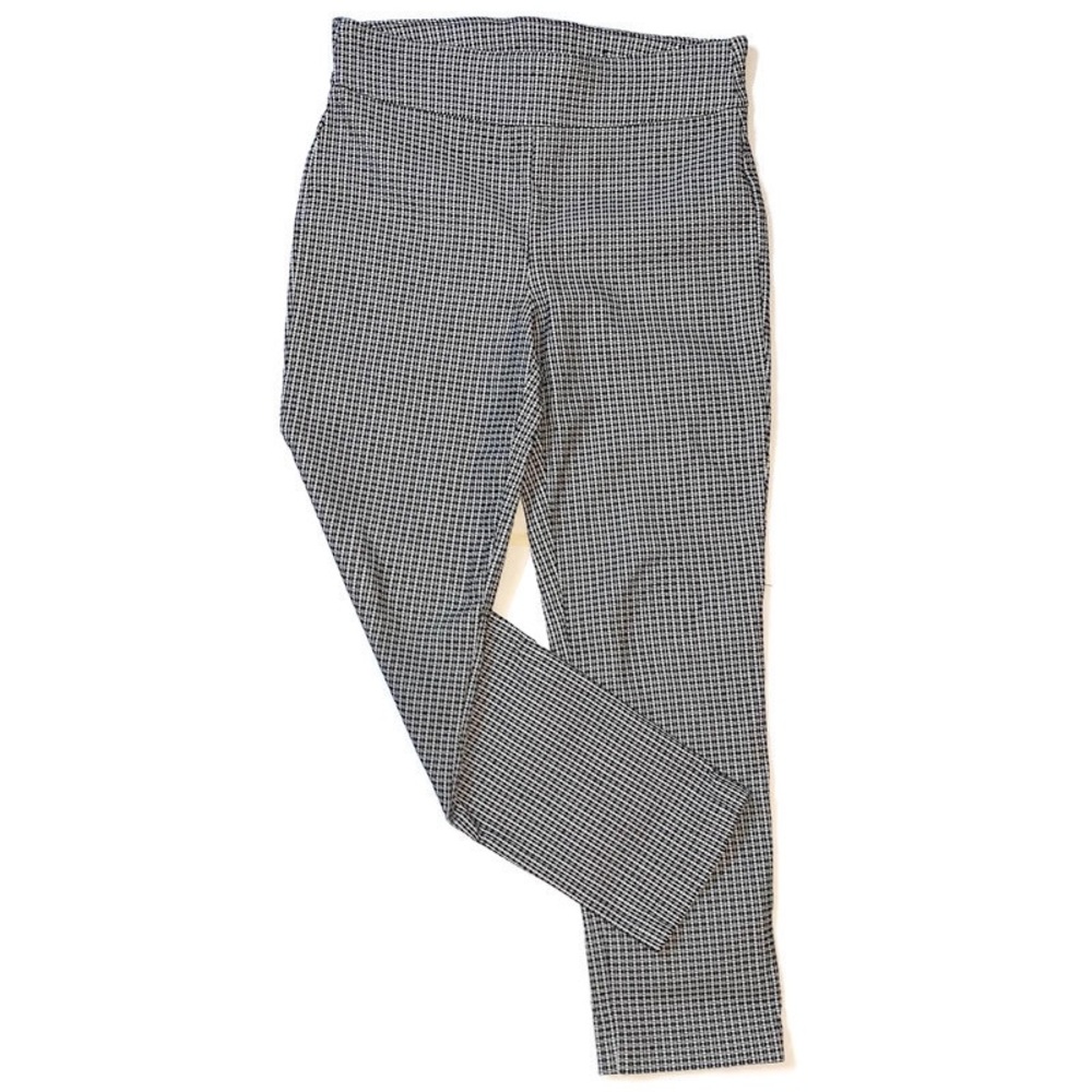 Attyre Petite Pull-On Pants Black/White 10P EUC